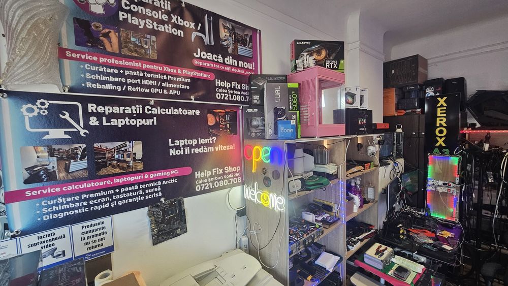 Mentenanță Laptop| PC | Xbox| PlayStation|  Imprimante - DOAR 99 Lei | Help Fix Shop