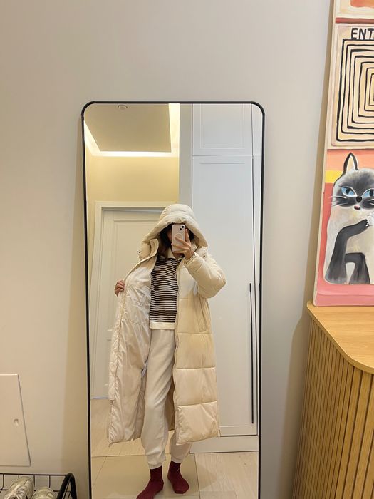 Продам длинный пуховик ZARA