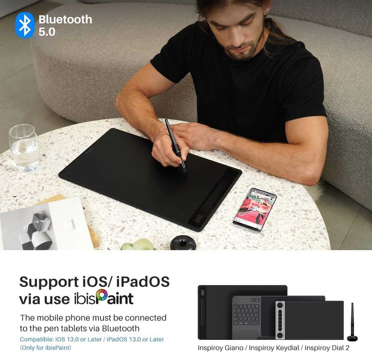 Новинка! Графический планшет Huion Inspiroy Giano G930L