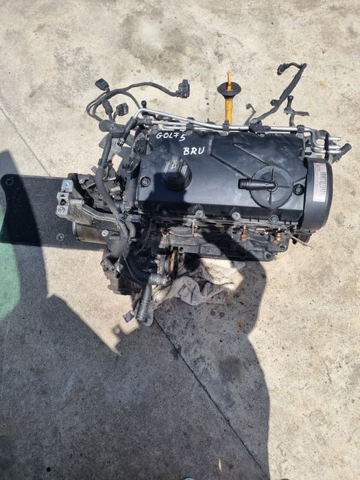 motor golf 5 cu accesorii cod BRU motor 1.9