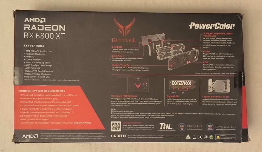 Radeon RX6800XT Red Devil