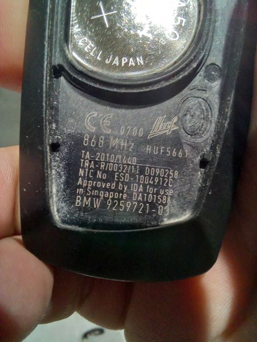 Ключове за Бмв  Е и F модели