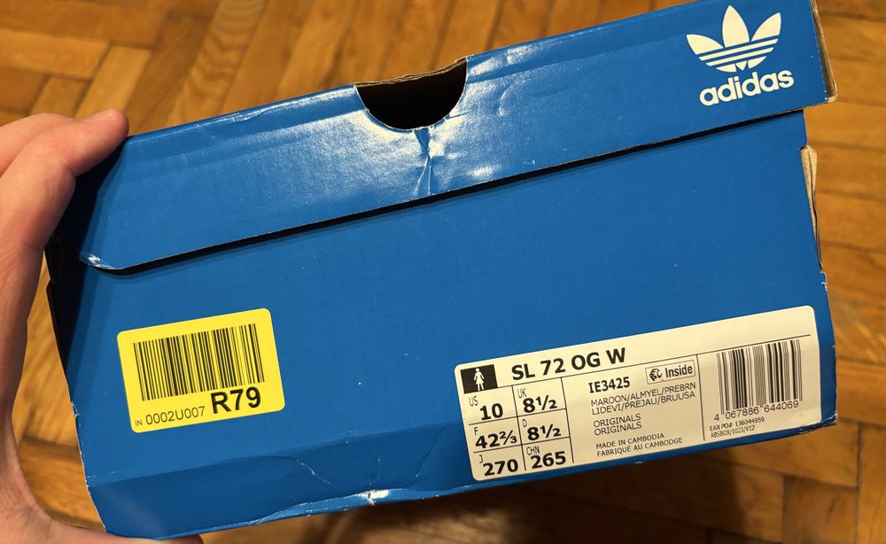 Vand Adidas SL 72 marimea 42 jumate
