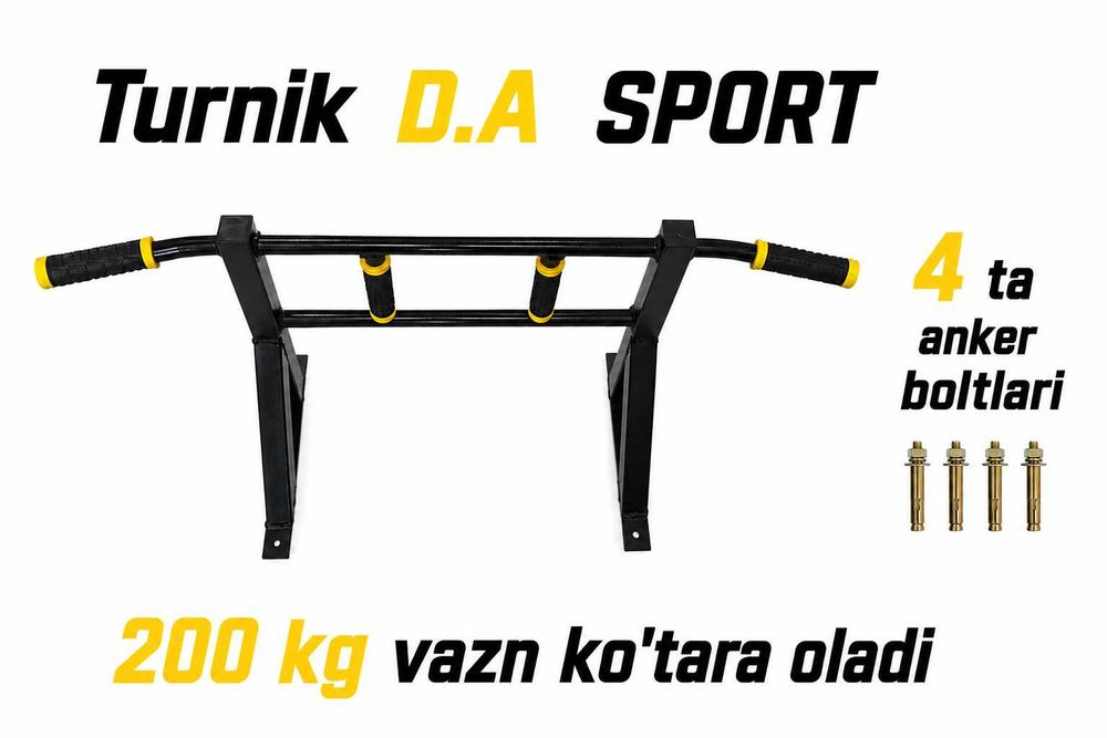Turnik DA. SPORT devorga qotiriladigan