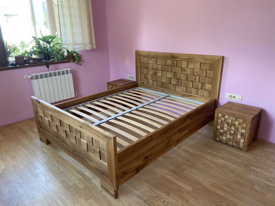 Спалня и гардероб от масив