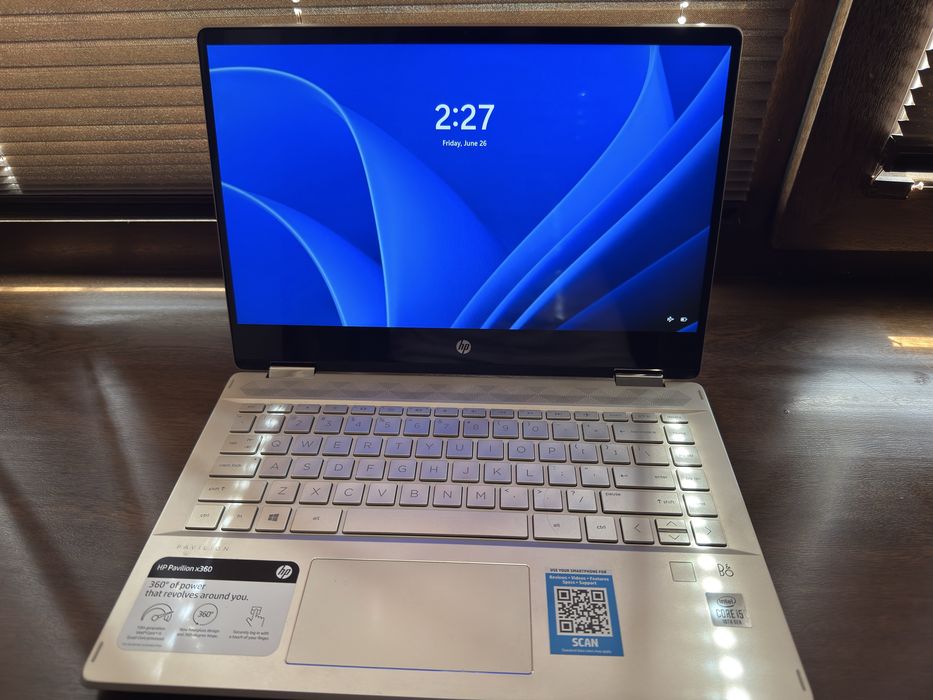 HP Pavilion x360, core i5 10th Gen. Gold, сенсорный ноутбук