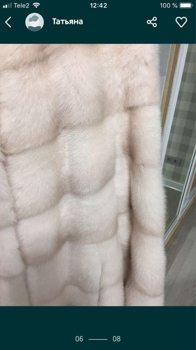Шуба норковая новая