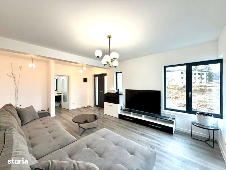 Apartament  bloc nou 80 mp, 65 mp - terasa, mobilat la cheie