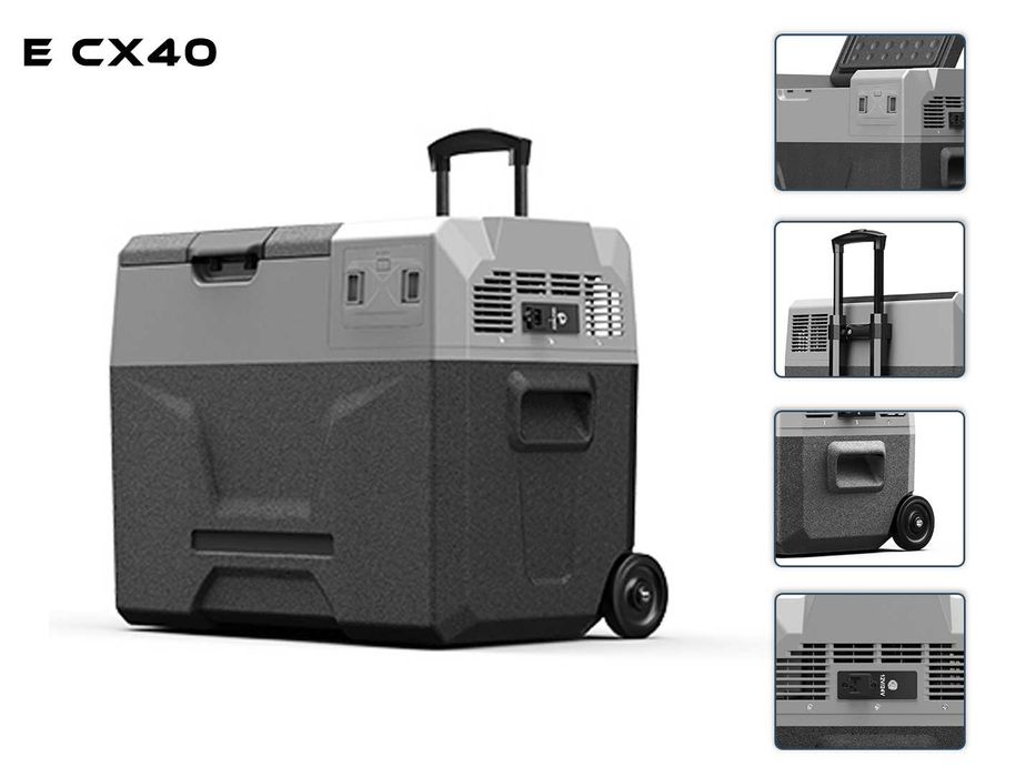 Авто хладилник с батерия 12V 40л - 12/24/100-240V