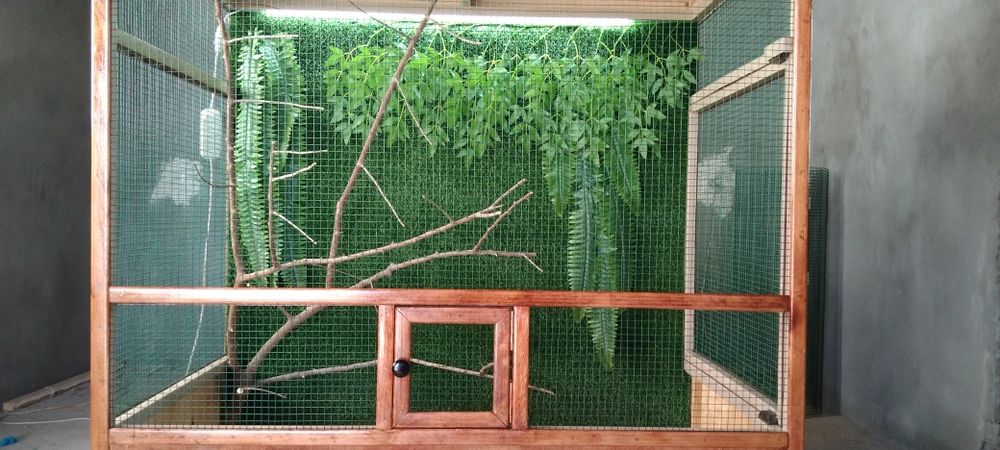 Вальер для декоративных птиц