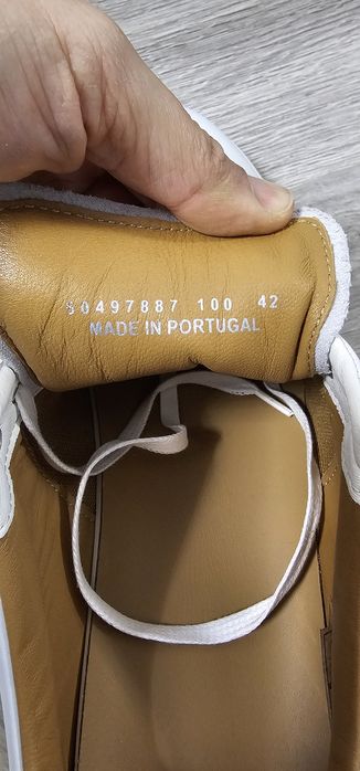 BOSS Sneakers Piele Albă – Noi, Marimea 42, Made in Portugal