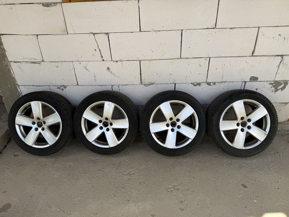 Jante originale VW R17 + anvelope de iarnă – set 4 bucăți