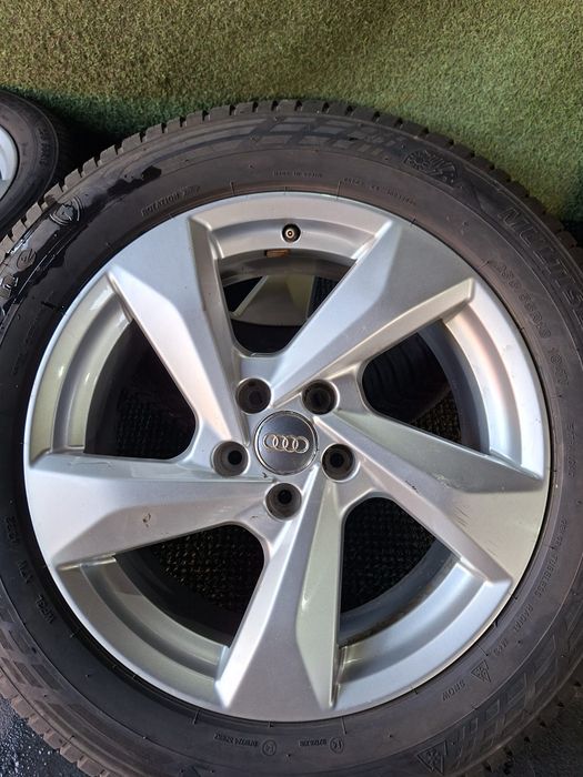 Jante R 18 5x112 Audi Q3 cu anvelope 235 55 18 Firestone 4 anotimpuri