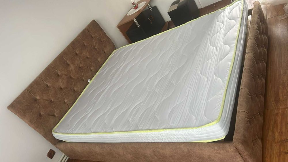 pat  cu somiera fara saltea