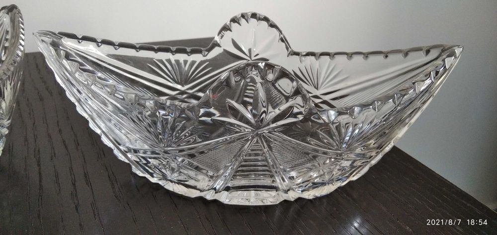 Салатница из хрусталя. СССР