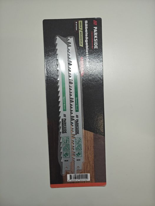 Set 2 panze Parkside Performance lemn fierăstrău sabie lame taiat