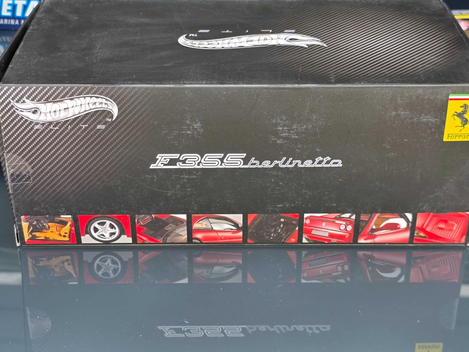 Macheta Auto 1/18 Hotwheels Elite Ferrari F355 Berlinetta