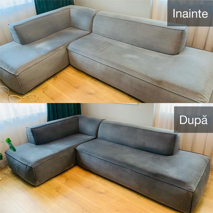 Servicii profesionale curățat canapele