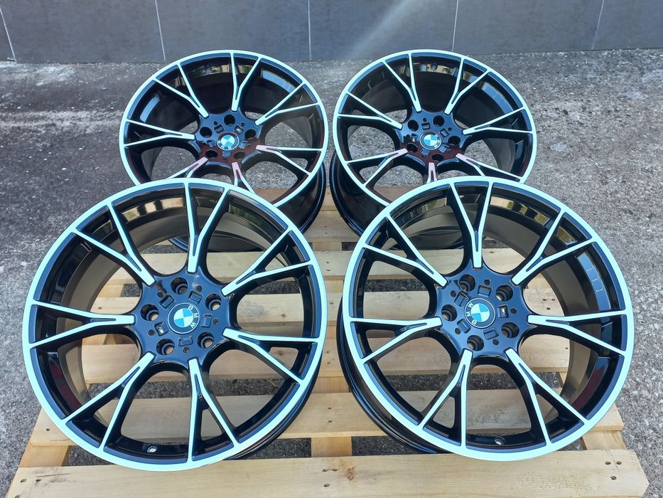19.Bmw 5x120 Style 789M.Bicolour Jet Black Diamond cut.1 3 4 5 6 7 Er.