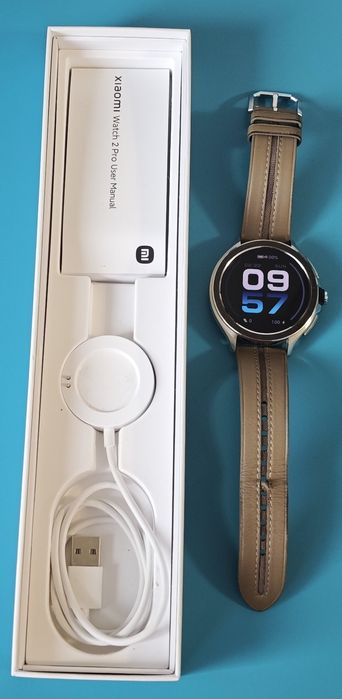 Vând ceas Xiaomi Watch 2 Pro, Bluetooth, Silver Case Brown