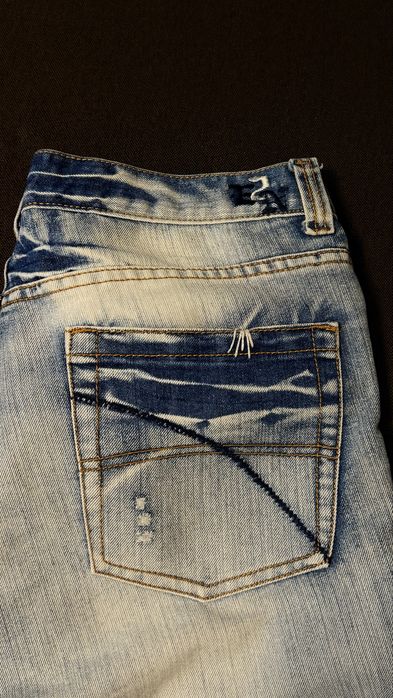 VINTAGE JAPANESE constructive knee denim balenciaga style