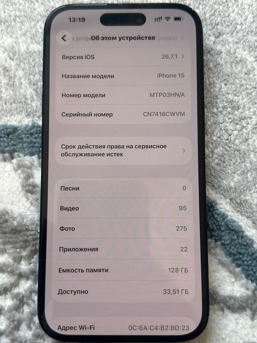 Айфон 15 128гб без минуса
