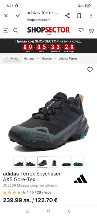 Маратонки Adidas Terrex Skychaser