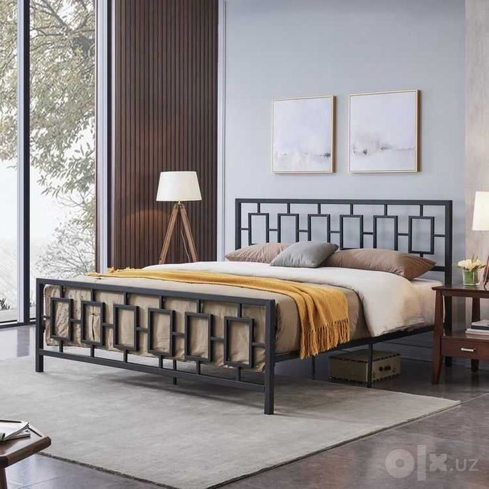 Loft uslubidagi karavotlar. односпальные, двуспальные и парящие