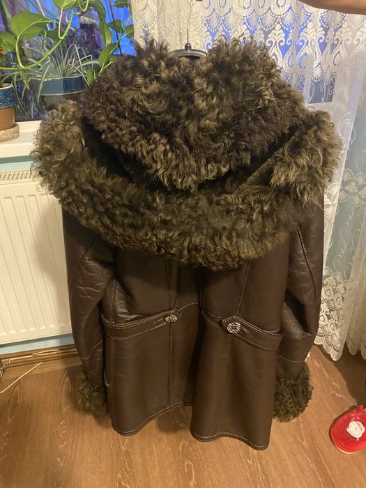 Cojoc de femei din piele si blana naturala