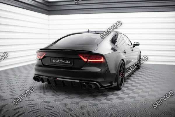 Difuzor bara spate Audi A7 Sline S7 C7 2010  2014 v11 - Maxton Design