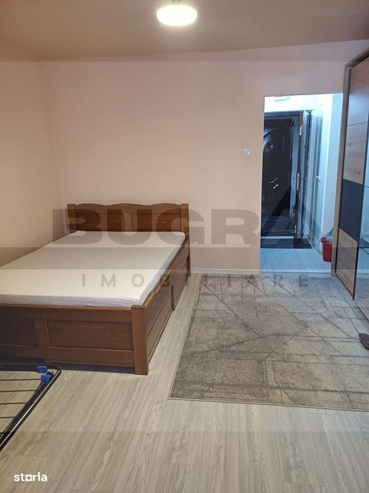 Garsoniera cocheta, 32 mp, etaj intermediar, zona BIG Manastur