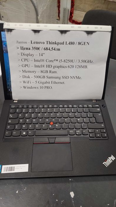 Lenovo Thinkpad L480 8Gen USA