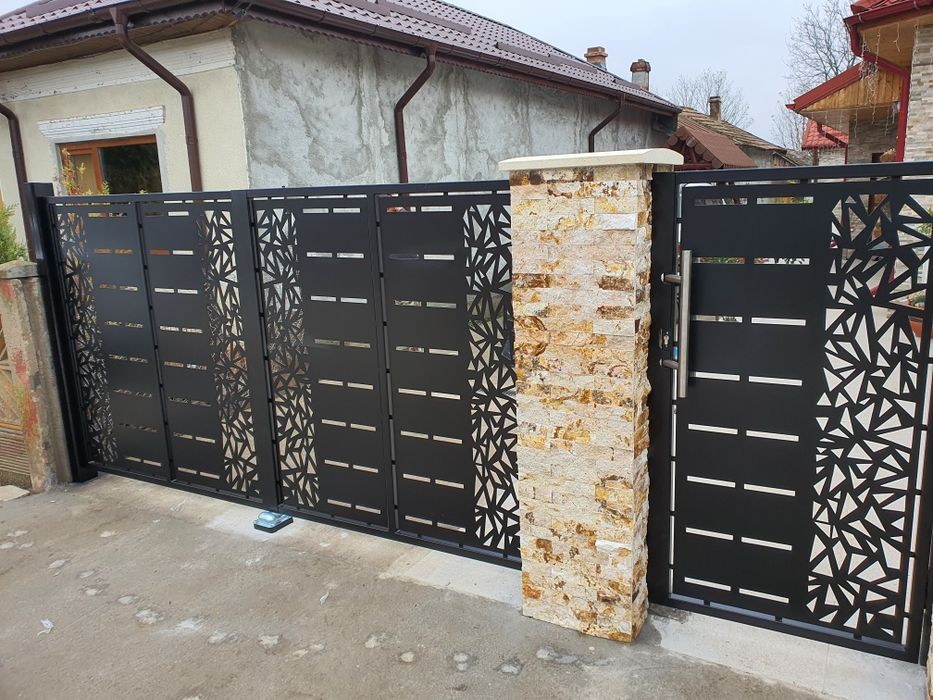 Porți din tablă decupata CNC