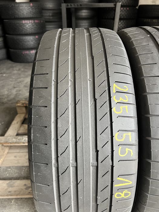 2 anvelope vara 235/55/18 , Continental , 5.5 mm