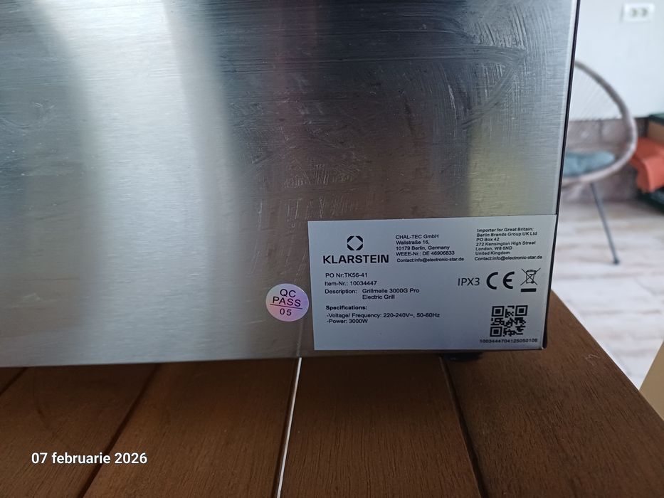 Vand gratar electric Klastein