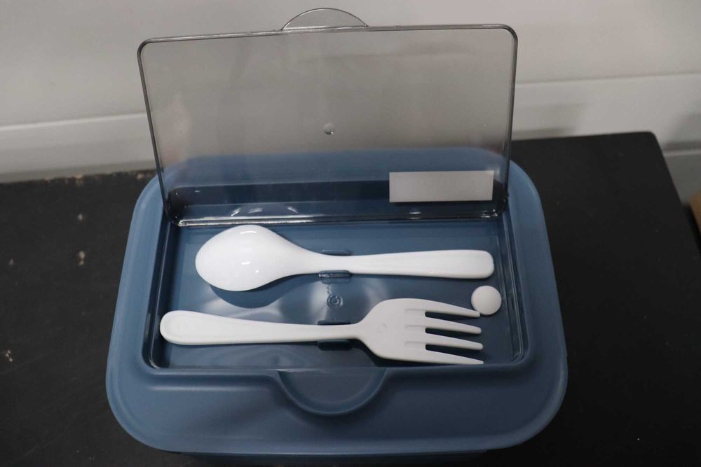 Кутия за обяд, BentoBox, 20,1 x 14,5 x 5 cm, синя, 1000ml