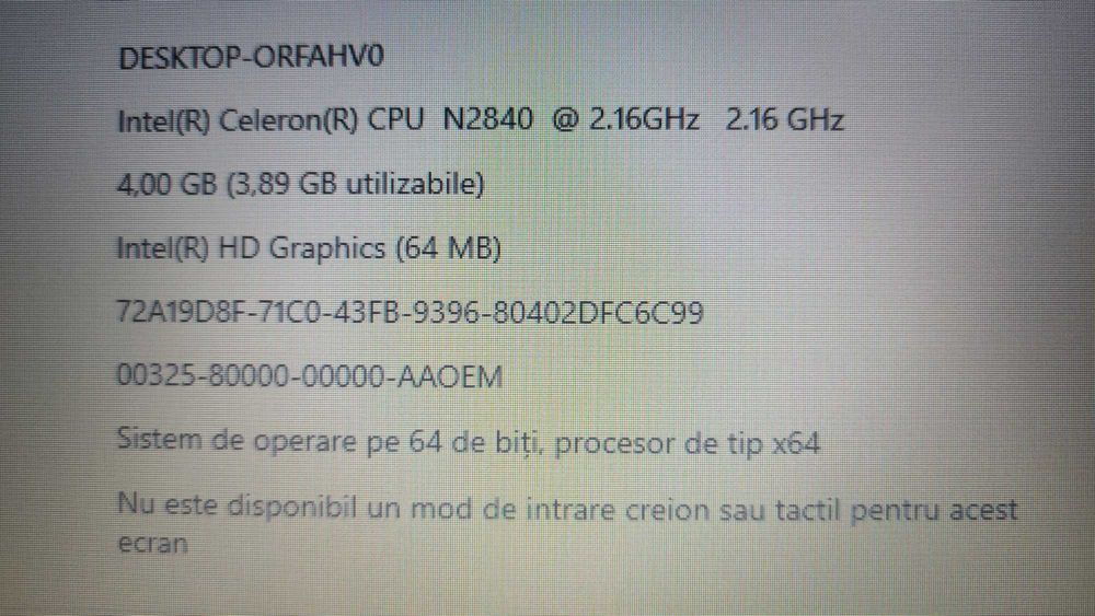 Laptop Lenovo 80ES