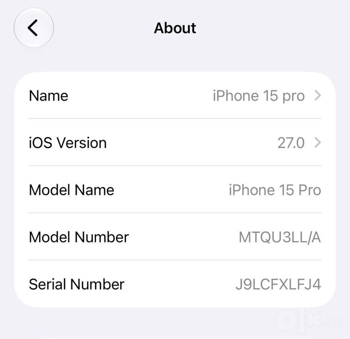 Iphone 15  pro 256Gb