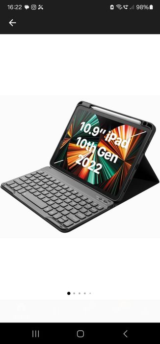 Husa Ipad 10 2022 Zoopie cu tastatura inclusa