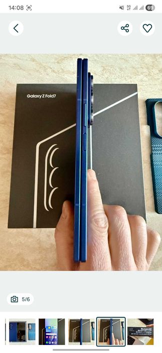 Samsung Z Fold 7 256Gb Blue Shadow GARANTIE 2 ani!