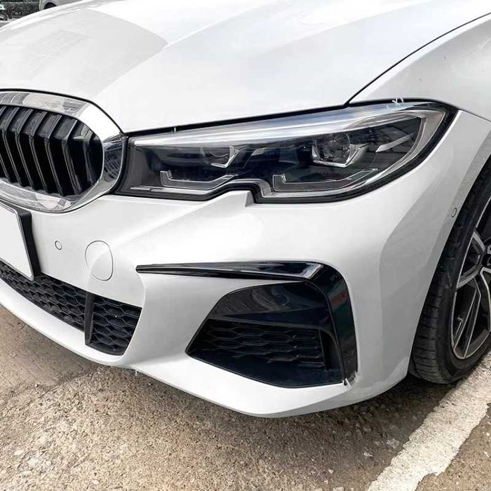 Extensii Prelungiri Bara Fata M BMW G20 G21, Lip Splitere Negru Lucios