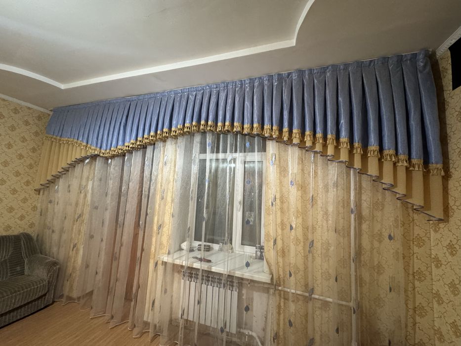 Продам коасивую тюль с ламбрекеном