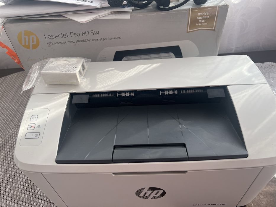 Imprimantă laser HP LaserJet Pro M15w – Wi-Fi – completă