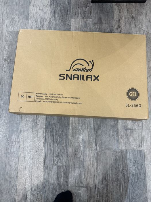 НОВ Snailax SL-256G масажор за гръб - Shiatsu + подгряване ТОП цена