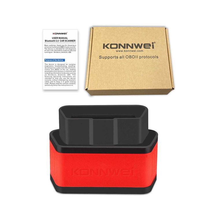 OBD2 диагностика KONNWEI KW906, Bluetooth 5.2 Android IOS съвместим OBDII