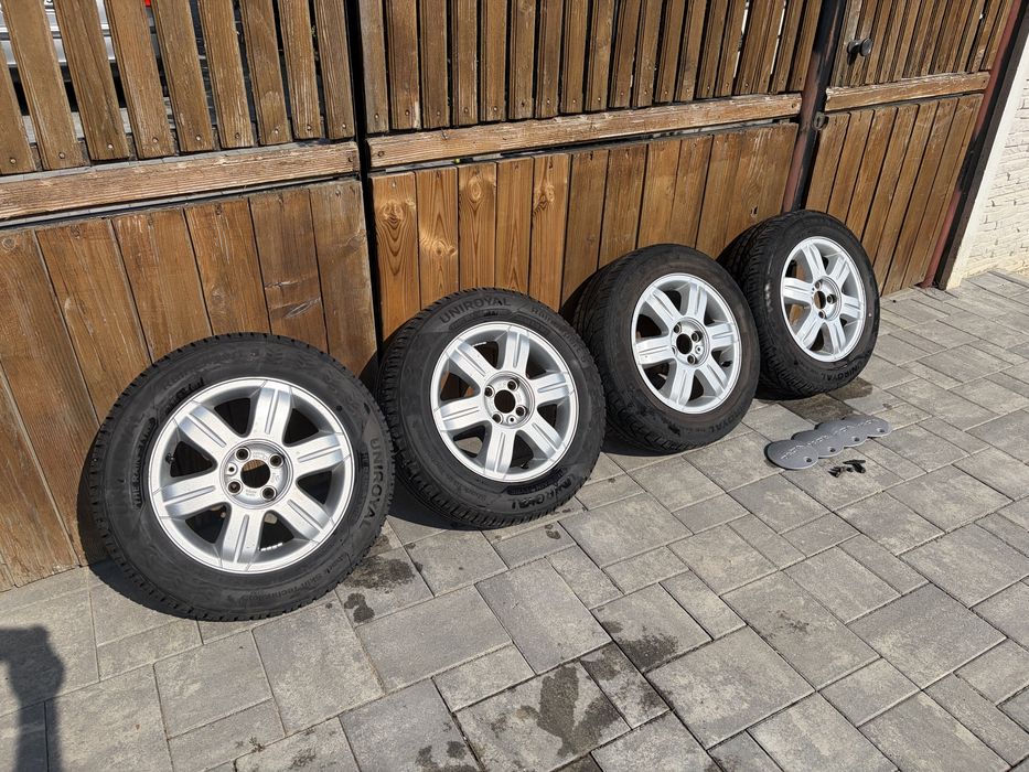 Set roți jante aliaj Dacia Logan R15 + anvelope vară Uniroyal Rainexpert (2 noi)