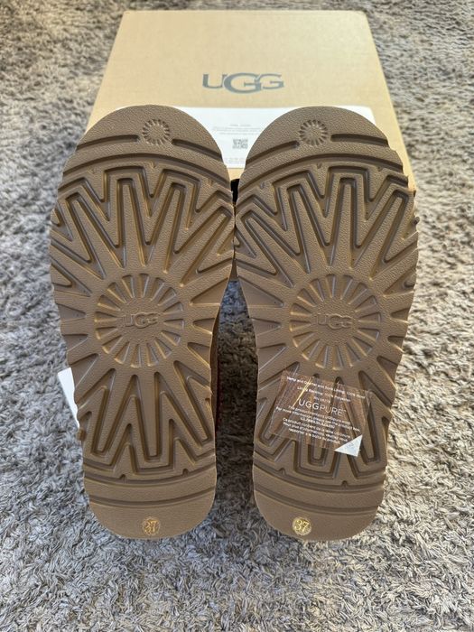 UGG Tasman Platform Slippers Beige