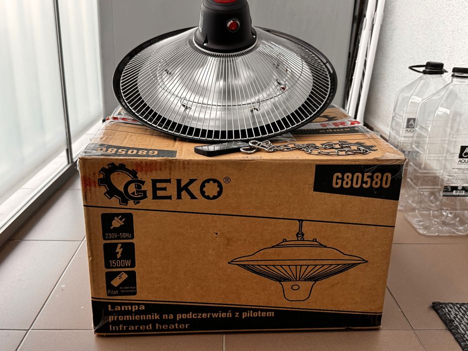 Incalzitor infrarosu de tavan 1500W - 3 trepte, telecomanda