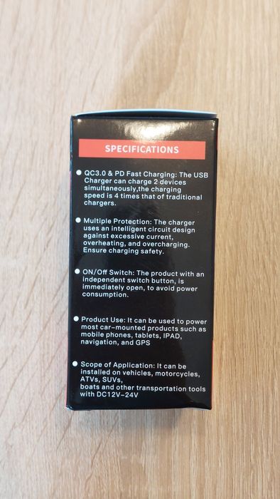 Vand Priza/Incarcatot Moto/Atv cu Incarcare Rapida si Voltmetru