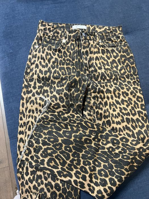 Леопардовые джинсы, размер s-l